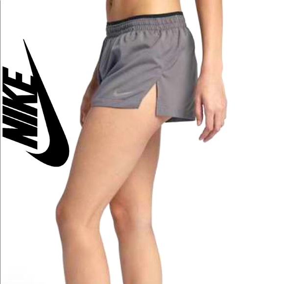 NIKE Flex Elevate Running Shorts Silver Gray XS